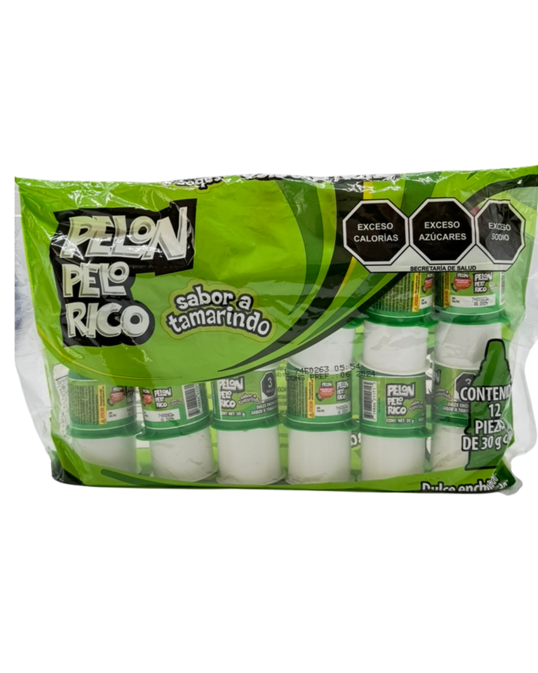 Pelon Pelo Rico Sabor Tamarindo 12uds.